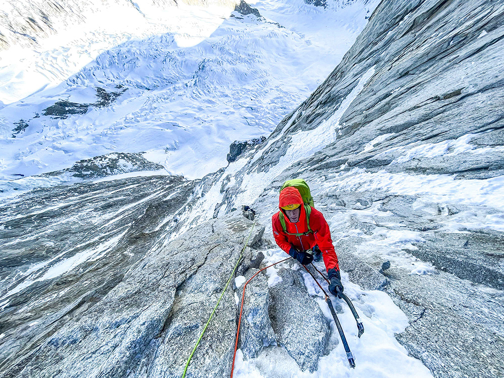 Cara norte del Grand Jorasses en 16 horas